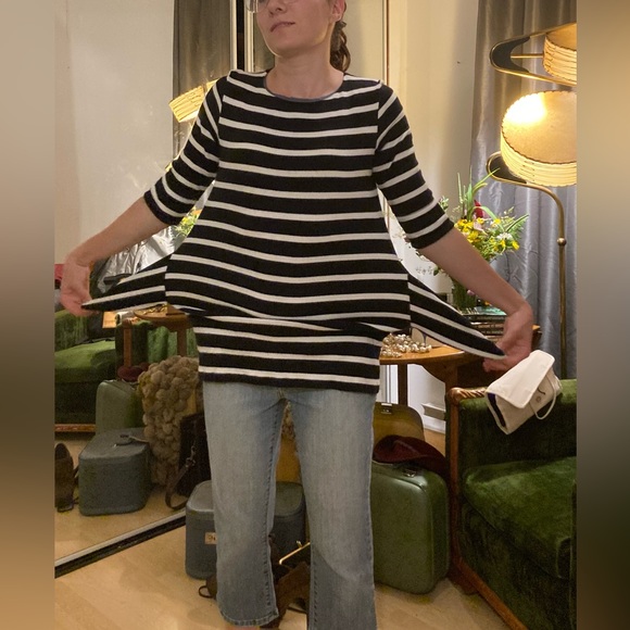 Twik white and navy blue stripped shirt - Picture 4 of 6